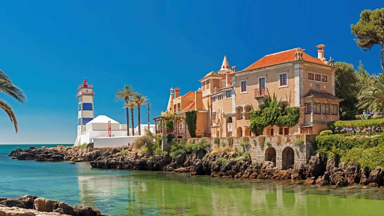 Unique Beach Villa With Ocean View Pool Tennis Cascais Esterno foto